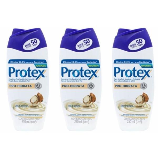 Protex Pro Hidrata Sabonete Íntimo 250ml (kit C/03)