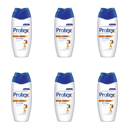 Protex Pro Hidrata Sabonete Líquido Amêndoas 250ml (kit C/06)