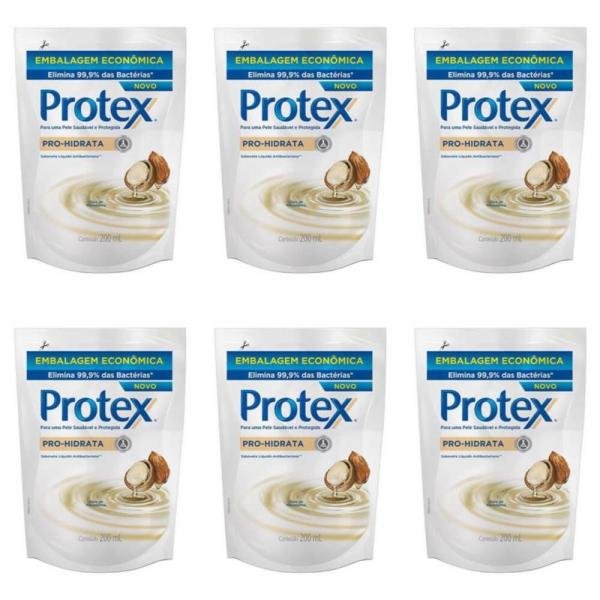 Protex Pro Hidrata Sabonete Líquido Refil 200ml (Kit C/06)