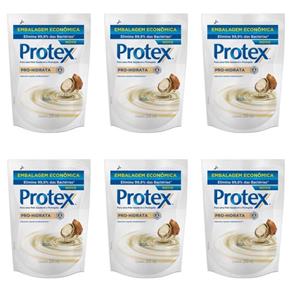 Protex Pro Hidrata Sabonete Líquido Refil 200ml - Kit com 06