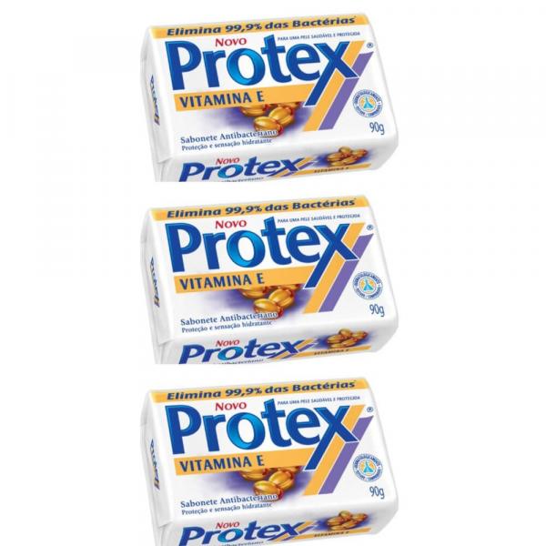 Protex Vitamina e Sabonete Barra 90g (Kit C/03)