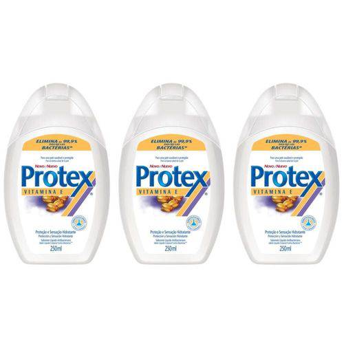Protex Vitamina e Sabonete Líquido 250ml (kit C/03)