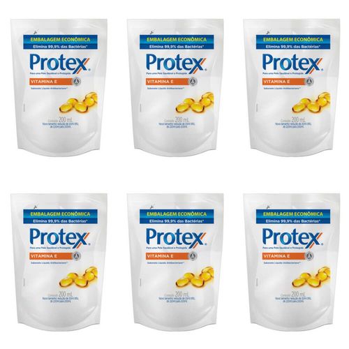 Protex Vitamina Sabonete Íntimo Refil 200ml (kit C/06)
