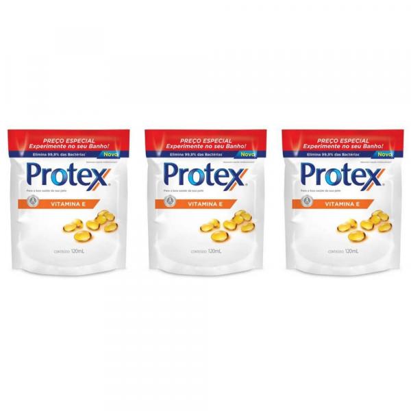 Protex Vitamina Sabonete Íntimo Refil 120ml (Kit C/03)