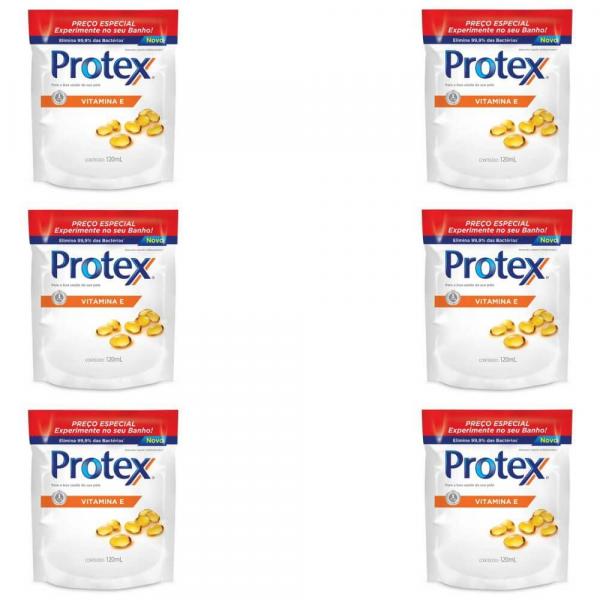 Protex Vitamina Sabonete Íntimo Refil 120ml (Kit C/06)