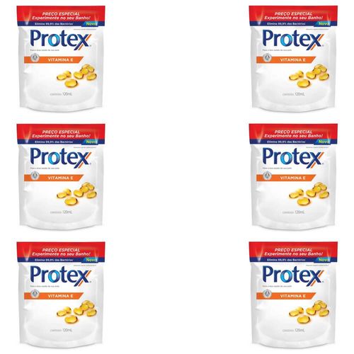 Protex Vitamina Sabonete Íntimo Refil 120ml (kit C/06)