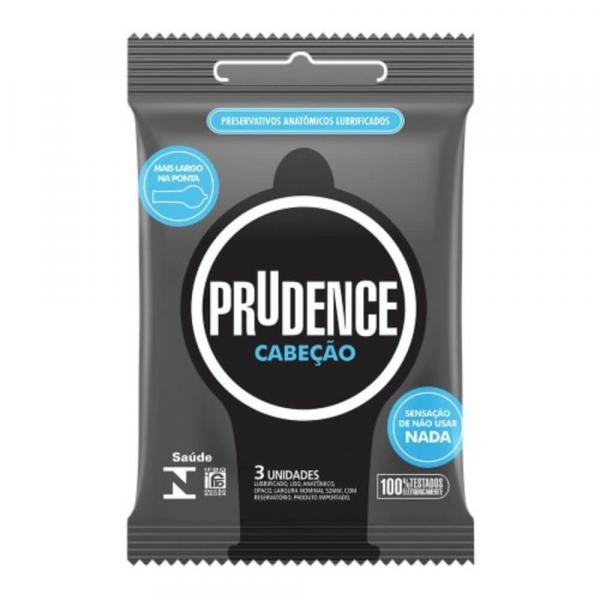 Prudence Cabeção Preservativos C/3