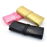 Pu Leather Composição Escova Saco Dos Cosméticos Caso Brushes Proteja Pouch 9 Slots De Armazenamento Saco Do Presente Drop Shipping
