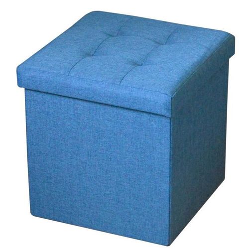 Puff Organizador Azul 38x37,5cm - A/casa