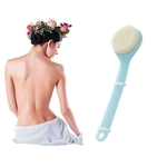 Punho longo Ultra Suave Bath Shower escova pele Massage Voltar Esfregar escova