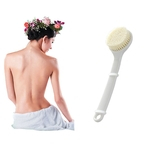 Punho longo Ultra Suave Bath Shower escova pele Massage Voltar Esfregar escova