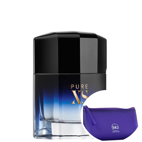 Pure XS Paco Rabanne Eau de Toilette - Perfume Masculino 100ml+Beleza na Web Roxo - Nécessaire
