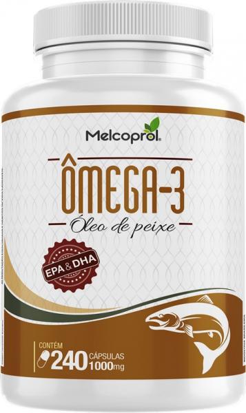 PURO OLEO DE PEIXE - OMEGA 3 - 240caps 1000mg MELCOPROL