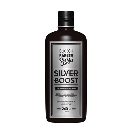 Qod Barber Shop Silver Boost - Shampoo Neutralizador 240 Ml