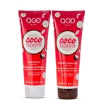 Qod City Shampoo + Condicionador Óleo de Coco Nutrição Reparação e Brilho 250ml cada