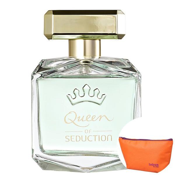 Queen Of Seduction Antonio Banderas EDT - Perfume Feminino 50ml+Nécessaire Beleza na Web Laranja