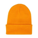 Quente Cap Knit Beanie simples cor sólida Homens Mulheres Hip-Hop inverno chapéu de lã unissex