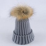 Quente do beb¨º de Inverno Cap Hairball Gorro Knitting Hat beb¨º quente ao ar livre Red Hat