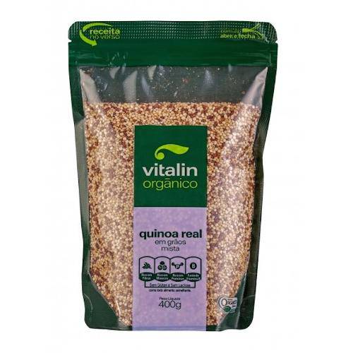 Quinoa em Grãos Mista Orgânica Vitalin - 400g