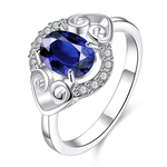 R007-B banho de prata anel de moda para as mulheres jóias acessórios Nickle livre