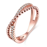 R013-A-7 banhado a ouro coreana Estilo novo anel de dedo de design para a senhora