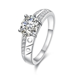 R057-D-8 banho de prata anel de moda para as mulheres jóias acessórios Nickle livre