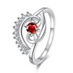 R059-A-8 banho de prata anel de moda para as mulheres jóias acessórios Nickle livre