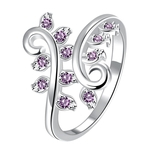 R067-C banho de prata anel de moda para as mulheres jóias acessórios Nickle livre