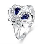 R078-A prata anel banhado a moda para acessórios mulheres jóias Nickle livre
