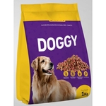 Ração: Alimento completo para cães DOGGY 1KG