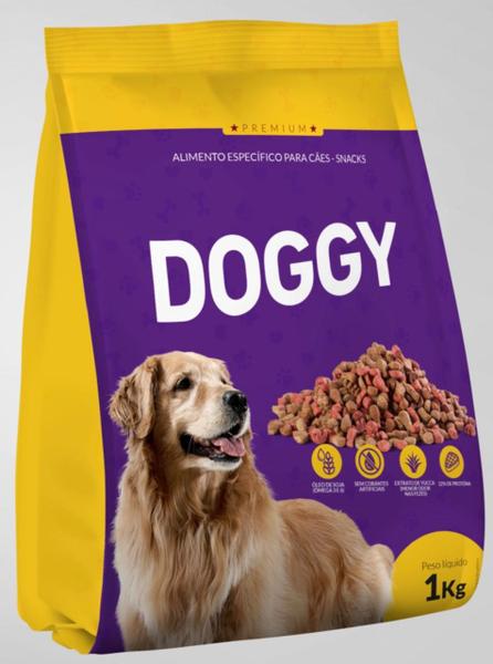 Ração: Alimento Completo para Cães DOGGY 1KG