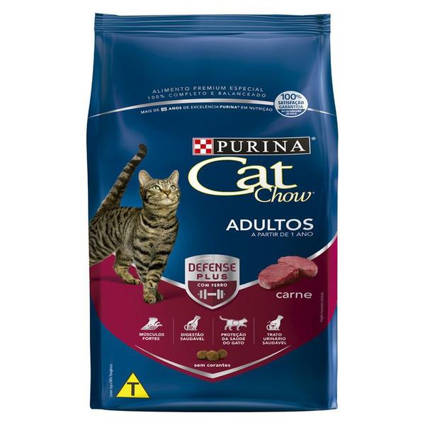 Ração Cat Chow Adultos Carne - 10,1 Kg - Nestlé Purina