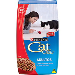 Ração Cat Chow Adultos Carne 1Kg - Nestlé Purina