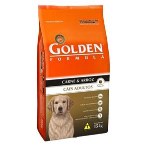 Ração Golden Cães Adulto - Carne - 15 Kg
