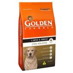 Ração Golden Formula Cães Adultos Carne e Arroz 3 Kg