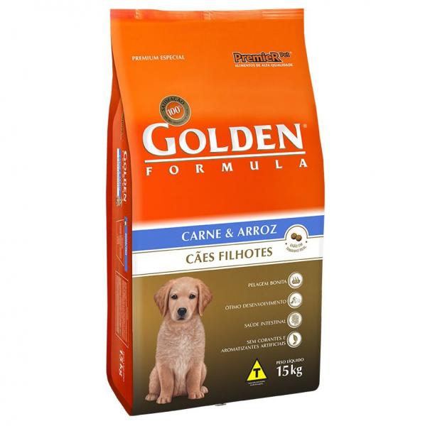 Ração Golden Formula Cães Filhotes Carne Arroz 15 Kg