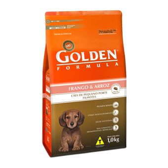 Ração Golden Formula P/ Cães Filhotes de Pequeno Porte Frango & Arroz Mini Bits 1kg