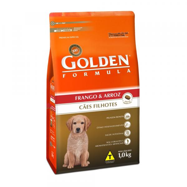 Ração Golden Formula P/ Cães Filhotes Frango Arroz 1kg