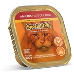 Ração Úmida Special Cat Patê Carne Gatos Adultos 100Gr