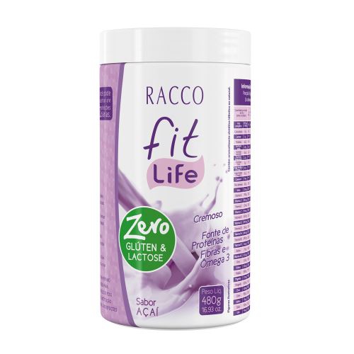Racco Shake Fit Life Zero Lactose e Zero Glúten - Açai