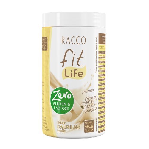 Racco Shake Fit Life Zero Lactose e Zero Glúten - Baunilha