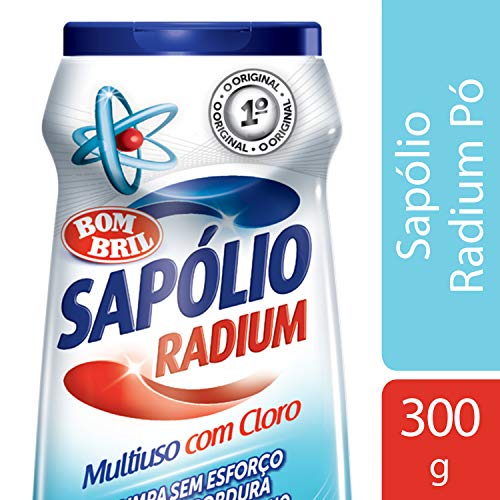 Radium em Pó Cloro 300gr, Sapólio