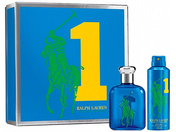 Ralph Lauren Coffret Perfume Masculino - Polo Big Pony 1 Edt 75ml + Body Spray 200 Ml