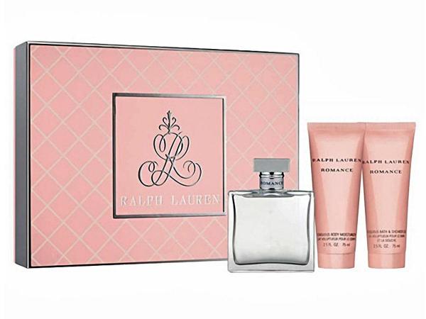 Ralph Lauren Cofrret Romance Perfume Feminino - Eau de Parfum 100ml + Loção Corporal +Gel de Banho