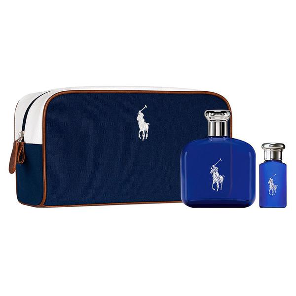 Ralph Lauren Polo Blue Kit Perfume Masculino EDT + Miniatura + Nécessaire