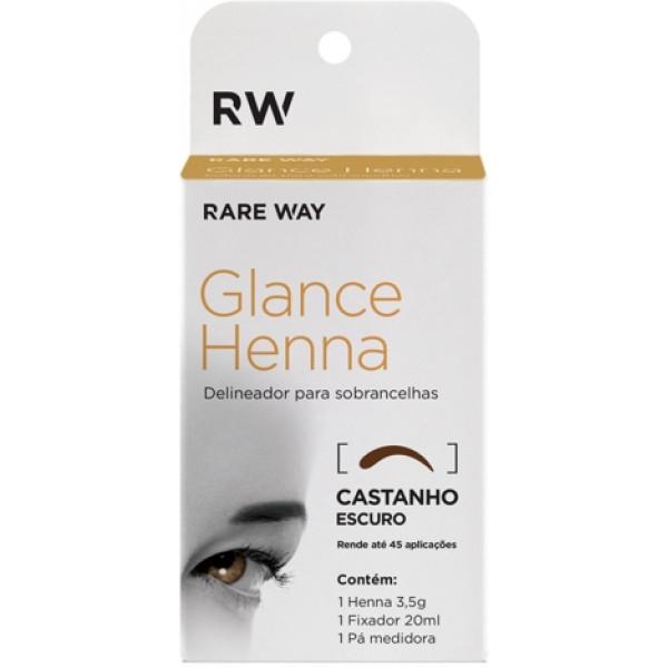 Rare Way Glance Henna 3,5g - Castanho Escuro