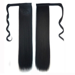 Real New Clip In Human Hair Extension Straight Pony Tail Wrap Around Ponytail
