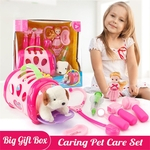 Realista Pet Vet Play Set, Pretend Play Toy veterin¨¢rio Kit, Dog Care Play Set
