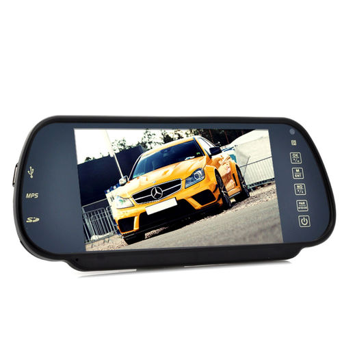 Rear View Monitor de Espelho e Multimedia MP4 Player - 7 polegadas Viva-voz Bluetooth