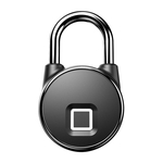 Recarregável Smart Lock Keyless Fingerprint bloqueio IP66 Cadeado Waterproof